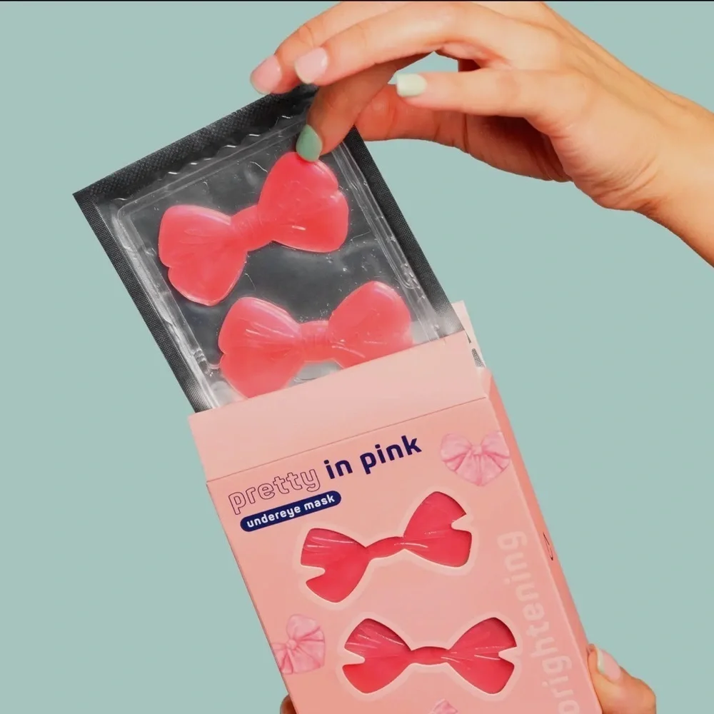 SPALIFE “Pretty in Pink” Bow Undereye Masks (8 Pack) NEW